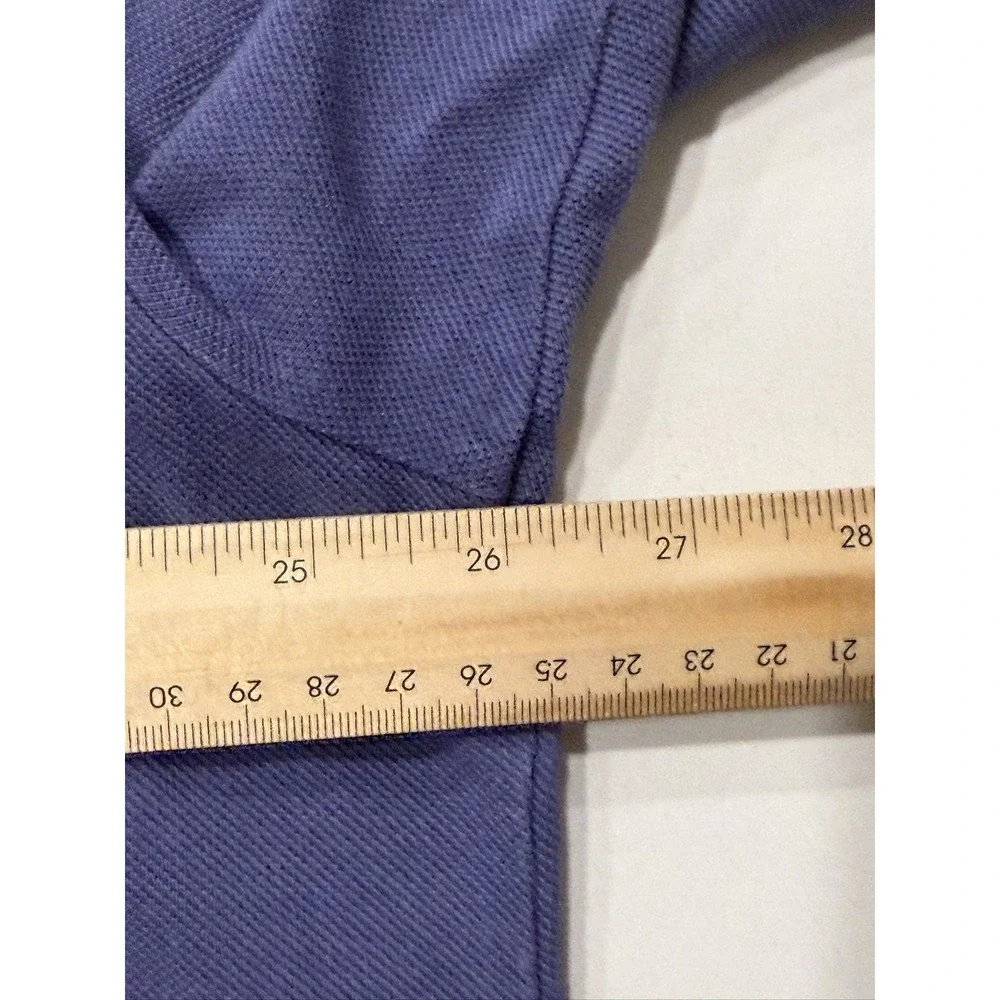 Polo Ralph Lauren Iconic Mesh Polo Shirt 2XLT Blue Cotton Red Logo
